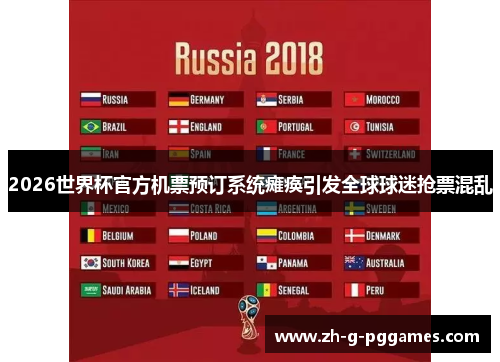 2026世界杯官方机票预订系统瘫痪引发全球球迷抢票混乱 2026世界杯官方机票预订系统瘫痪引发全球球迷抢票混乱